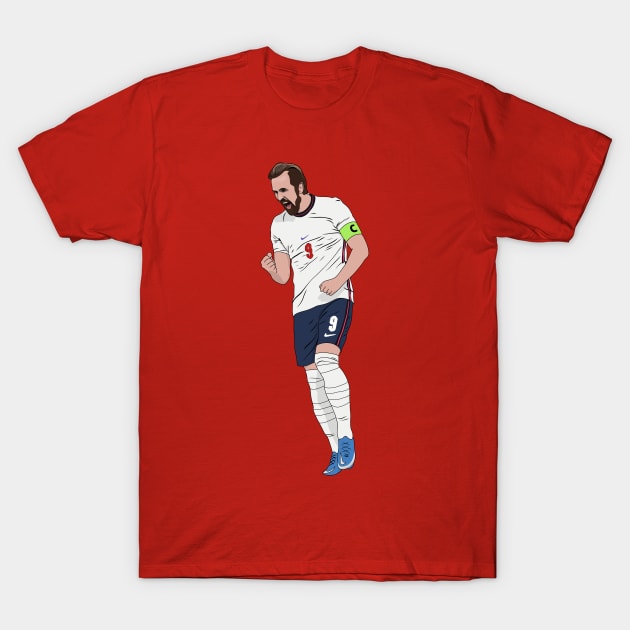 Harry Kane Goal Celebration T-Shirt by Hevding